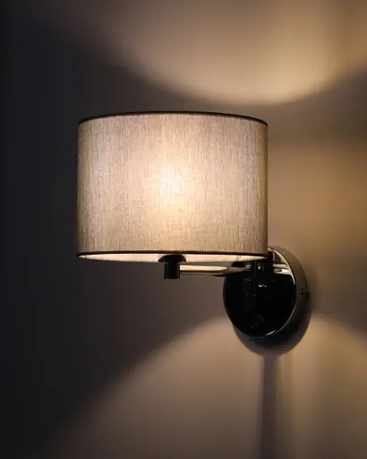 Бра, настенный светильник Nowodvorski 11788 Hotel Mood E14 1x10W IP20 серый - фото 3