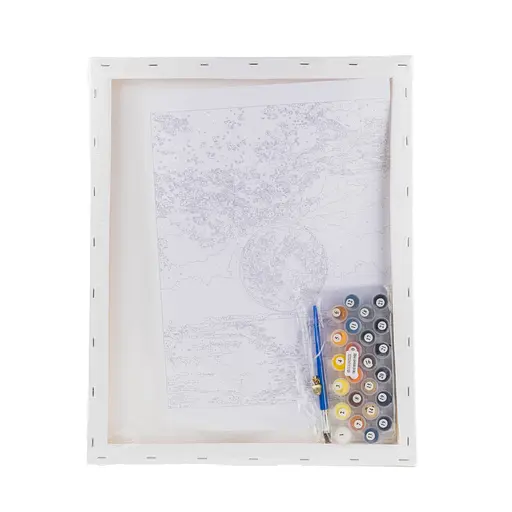 Набір для розпису по номерах "Місячна ніч" 40*50 см, IDEA2-GX46604, ТМ "99IDEAS" - фото 6