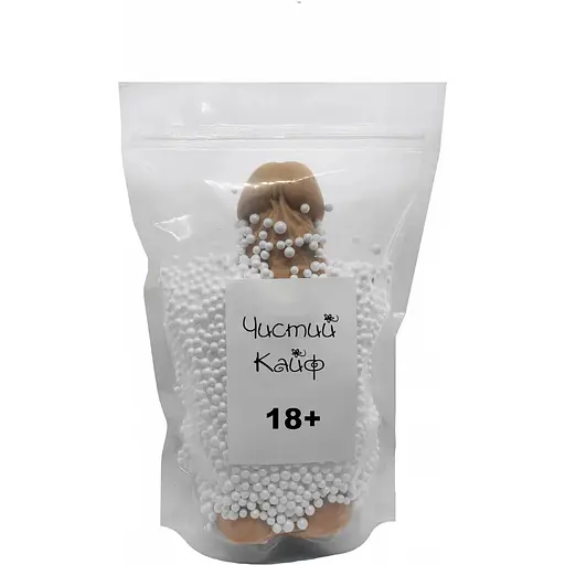 Крафтове мило-член із присоскою Чистий Кайф Brown Size XL, натуральне - фото 4