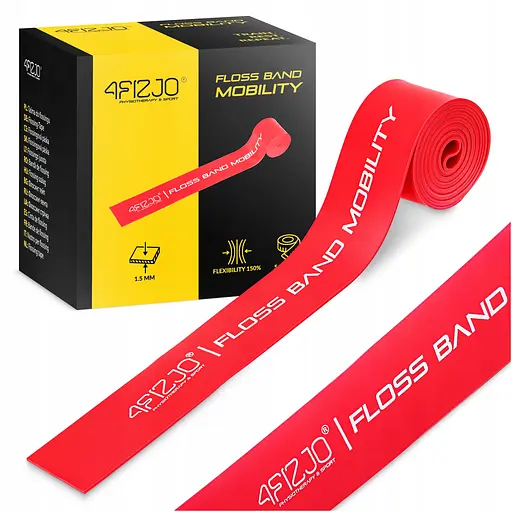 Стрічка компресійна для флосингу 4Fizjo Floss Band 207 x 5 x 0.15 см Red (P-5905973405249) - фото 9