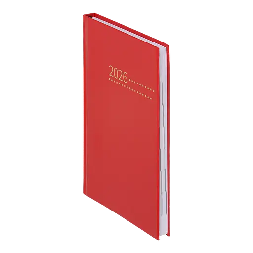 Ежедневник датированный Buromax Zest 2026 A5 бумвинил красный (BM.21167-05) - фото 2