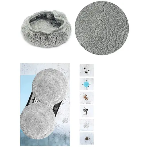 Робот для мийки вікна DJET W17S з одностороннім автоматичним розпилювачем води Black - фото 5