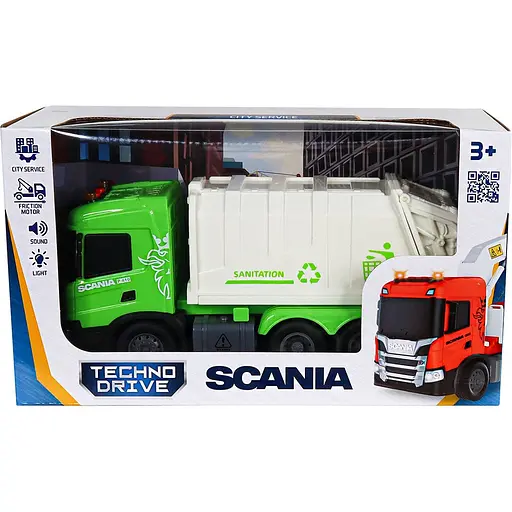 Автомодель TechnoDrive Big Truck Мусоровоз Scania (6410KS) - фото 9