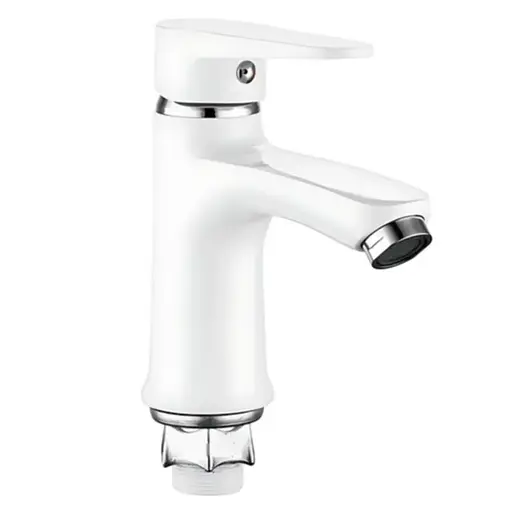 Смеситель для умывальника Mixxus Elvis 001 MI6583 Белый матовый - фото 1