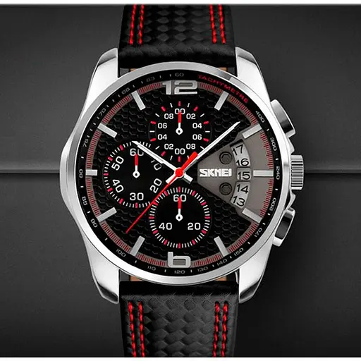Чоловічий годинник Skmei 9106 Spider red - фото 3