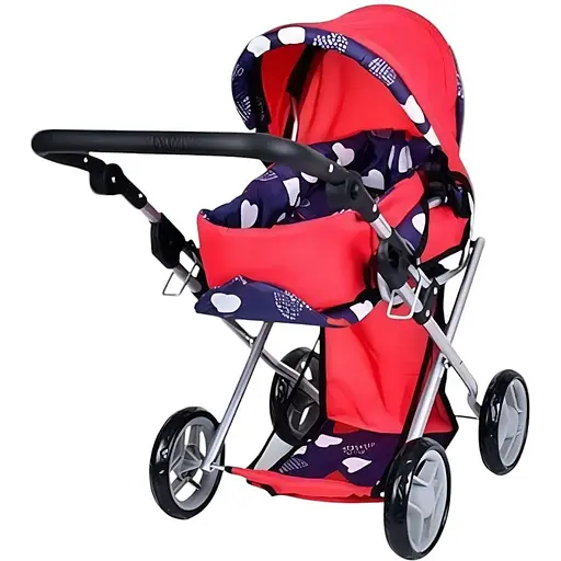 Дитяча коляска-книжка Melogo 9346 EVA  EVA 55×66×36 см червона