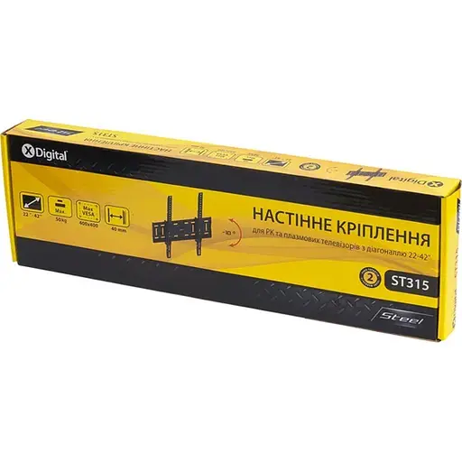 Крепление для телевизора X-Digital Steel ST315 Black [133633] - фото 3