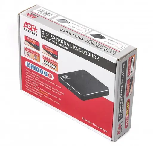Внешний карман Agestar 2.5 SATA HDD/SDD USB3.1, 31UB2A18 - фото 4