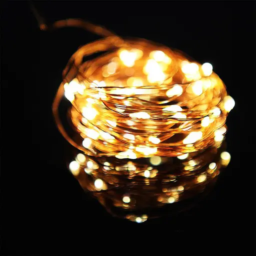 Гірлянда світлодіодна USB 5м warm white - фото 1