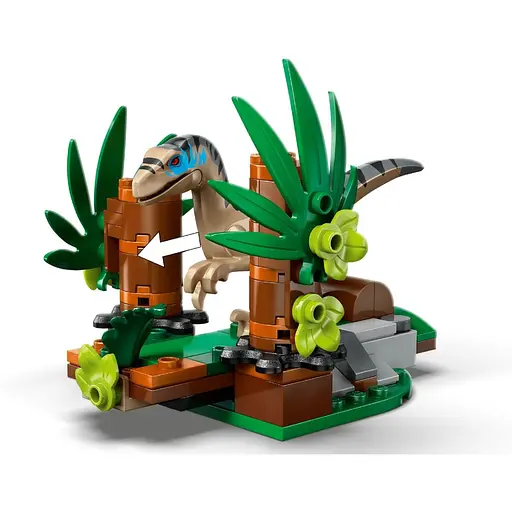 Конструктор LEGO Jurassic World Втеча по бездоріжжю від раптора 285 деталей (76972) - фото 6