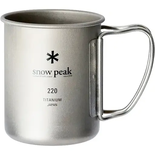 Кружка Snow Peak MG-141 Titanium Single Wall 220 мл