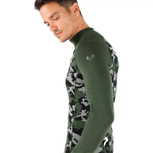 Термокофта Woolona Asker Zip Green M (WOO-ASKER -ZIP-GR-M) - фото 4