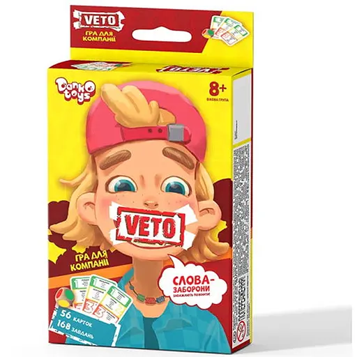 Настольная игра Danko Toys Вето (VETO) (мини) (укр.) (VETO-02-01U) - фото 1