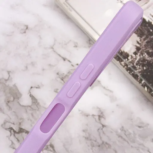 Силиконовый чехол Candy Full Camera для Oo A78 4G Сиреневый / Dasheen - фото 4