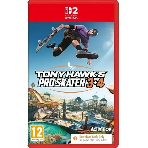 Гра Tony Hawk's Pro Skater 3 & 4 (ваучер на скачування) (англійська версія) (Nintendo Switch 2)