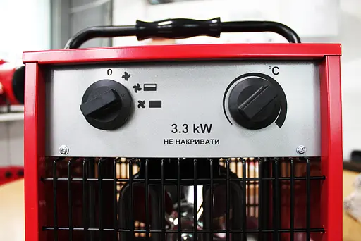 Тепловентилятор 3кВт 220В TSE-33C 662 м3/год регулювання потужності - фото 3