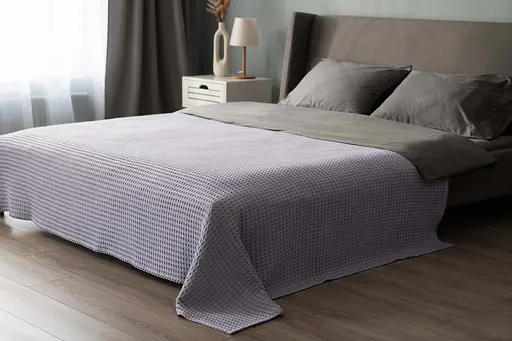 Плед Ardesto Pique 220x230 см світло сірий (ART0822PL) - фото 11