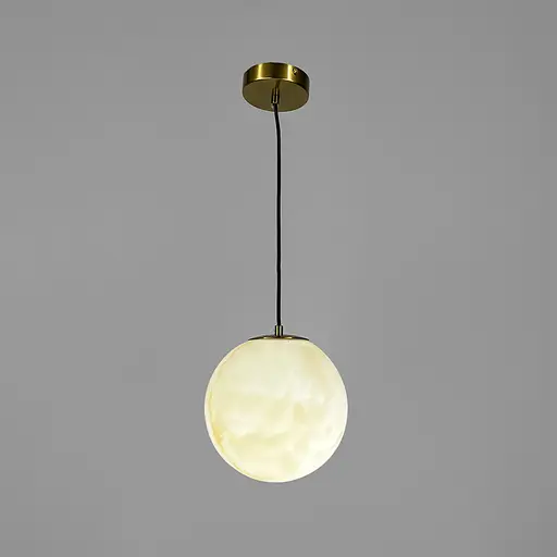 Підвісний світильник-куля з імітацією мармуру Ø 20 см Line F SGJ27-200 - фото 2