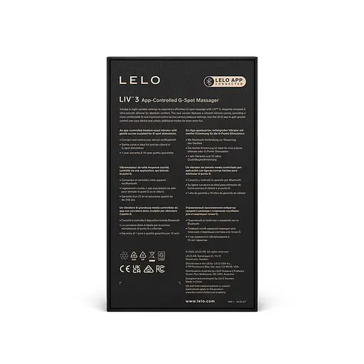 Вібратор Lelo Liv 3 17 см фіолетовий - фото 4