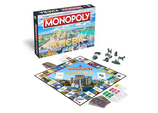 Настольная игра Rozum Монополия. Знаменитые места Киева (укр.) (R015UA) - фото 4