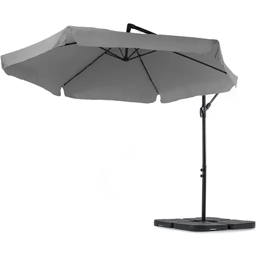 Зонт садовый Di Volio Empoli 350см серый+ Основа садового зонта - фото 7