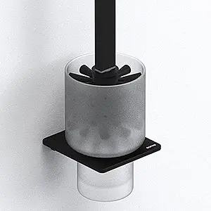 Йоржик для унітазу Sonia S-Cube 169979, Чорний - фото 2