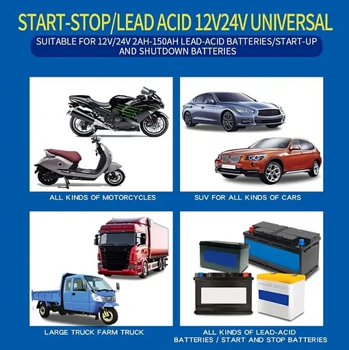 Импульсное зарядное устройство 12-24В 8-4А Anhtczyx для авто мото аккумуляторов - фото 9