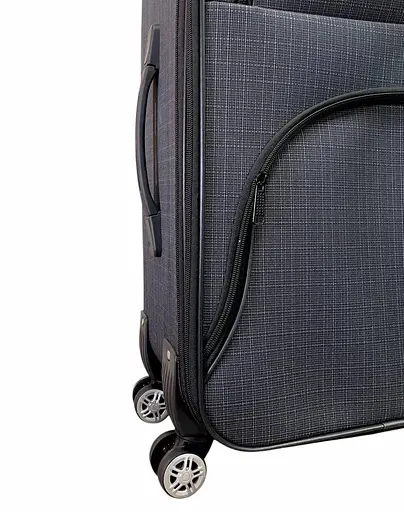 Валіза тканинна (Impertex) Середній (М) Водонепроникна на 4 Подвійних Колесах 70 л Розширенням TK004-М - фото 3