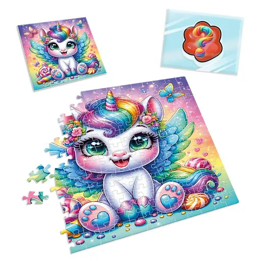 Детские пазлы с сюрпризом Единорожка1 VT8030-01, 180 деталей - фото 3