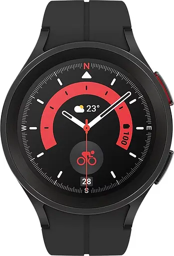 Смарт-часы Samsung Galaxy Watch 5 Pro 45 мм eSIM Black EU SM-R925FZKASEK (77804) - фото 2