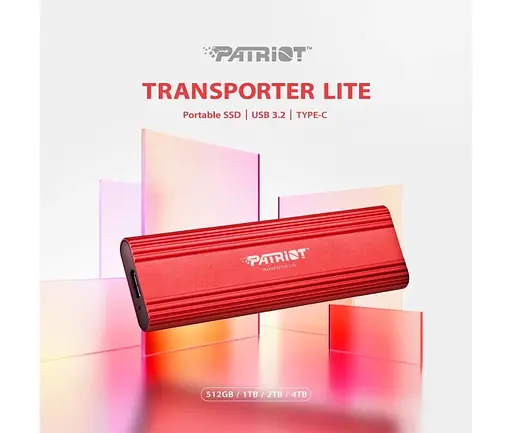 SSD портативний 1Tb Patriot RED 1000R / 1000 W Type-C інтерфейс - фото 6
