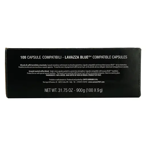 Уцінка. Кава в капсулах Carraro Lavazza Blue Puro Arabica, 100 капсул - фото 4