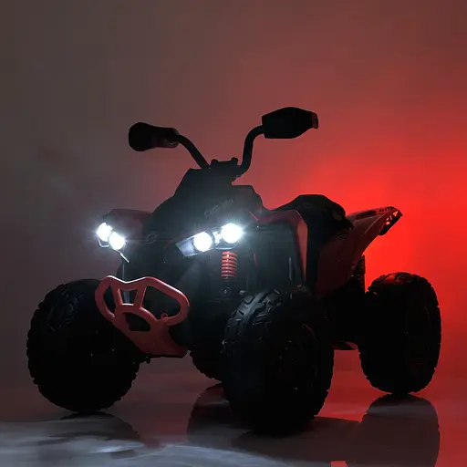 Електромобіль дитячий Bambi Квадроцикл M 5001EBLR-6 з пультом управління звуком і світлом Жовтий - фото 7