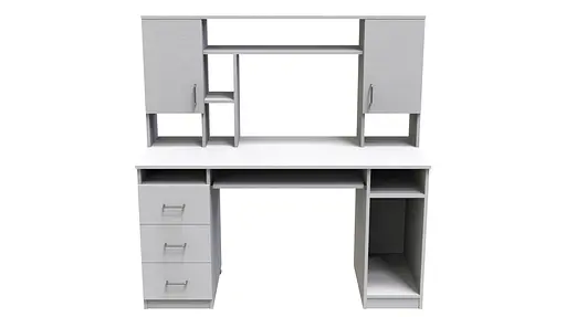 Комп'ютерний стіл Анжело Ferrum-decor 1400x1422x600 ДСП білий 16 мм (FRD-104704) - фото 2