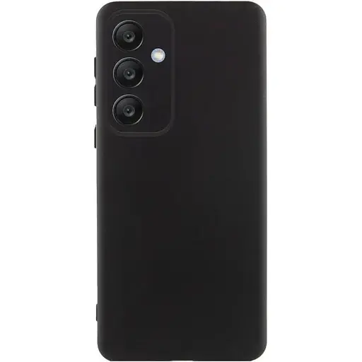 Чохол TPU Getman Liquid Silk Full Camera для Samsung Galaxy S24 FE Чорний / Black