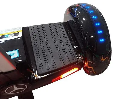 Гироскутер-сигвей с ручкой Smart Balance A8 Premium 10.5" Черный с молниями - фото 9