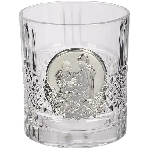 Подарунковий набір склянок Boss Crystal "Козаки" зі срібними накладками - фото 7