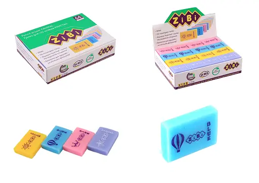 Ластик Криштал, 32x23x7.5 мм, 64 шт. у шоу-боксі, ZB.5456 - фото 2