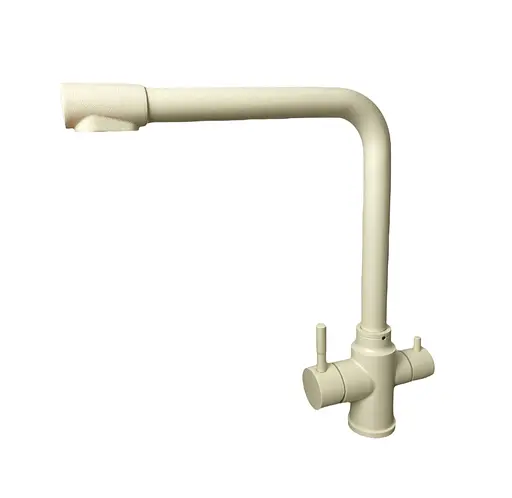 Смеситель для кухни под фильтр Adamant SA-021 ivory 0218, Бежевый - фото 1