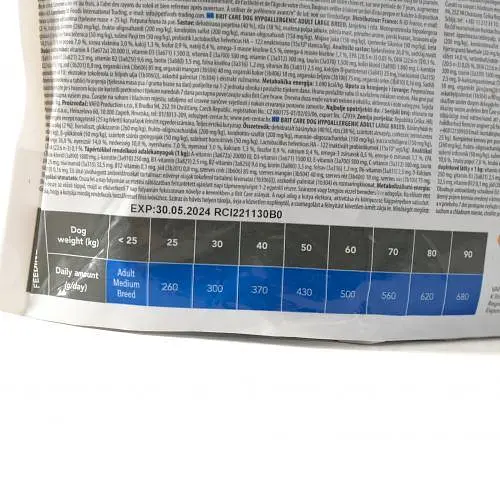 Сухой корм Brit Care Dog Hypoallergenic Adult Large Breed для собак крупных пород, гипоаллергенный с ягненком, 12 кг - фото 5