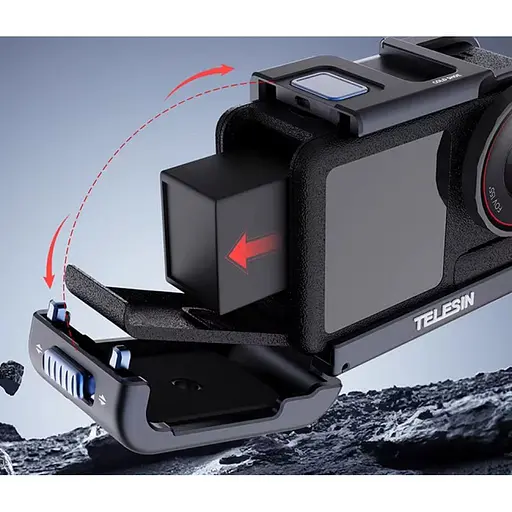 Рамка Telesin S6-FMS-13-TDJ для экшн-камеры DJI Action 5/4/3 [124453] - фото 3