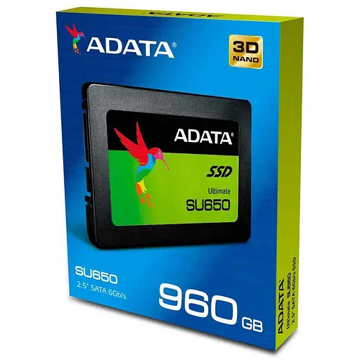 Накопичувач SSD Adata Sata 2.5" 1Tb (960GB) Ultimate SU650 Silicon Motion 3D TLC (ASU650SS-960GT-R) - фото 6