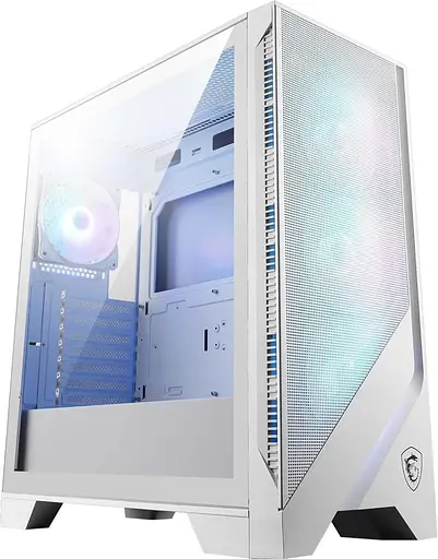 Корпус MSI MAG Forge 320R White AirFlow без БЖ (MAG FORGE 320R WHITE AIRFLOW) Без БП - фото 1