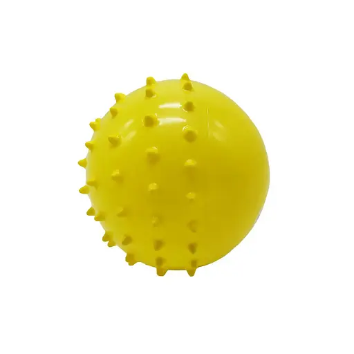 М'яч гумовий із шипами "Монстри" RB20305, 9", 60 грам Жовтий