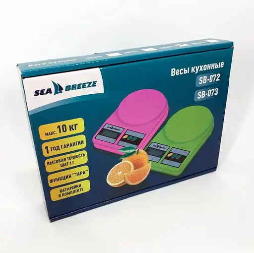 Весы электронные Sea Breeze SB-072 до 10 кг настольные кухонные весы. - фото 4