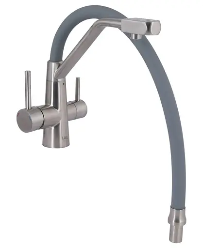 Змішувач для кухні Lidz Aria 020F3 з гнучким виливом з підключенням для питної води LDARI020F3GNK39211 - фото 3