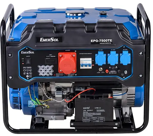 Генератор бензиновий EnerSol 7/7.5 кВт 3-фазний EPG-7500TE - фото 1
