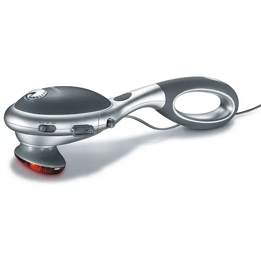 Beurer Масажер для тіла, від мережі , 0,992кг, 2 насадки, 2 режима, інфрачервоні промені, знімна ручка, сірий