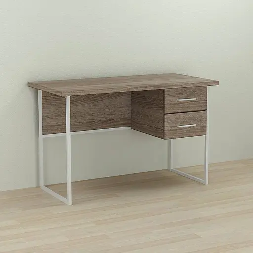 Компьютерный стол Ferrum-decor Таккота 75x100x70 белый ДСП Дуб Сонома Трюфель 32мм (FRD-102114)