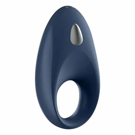Эрекционное кольцо с вибрацией Satisfyer Mighty One 9 см синий - фото 5
